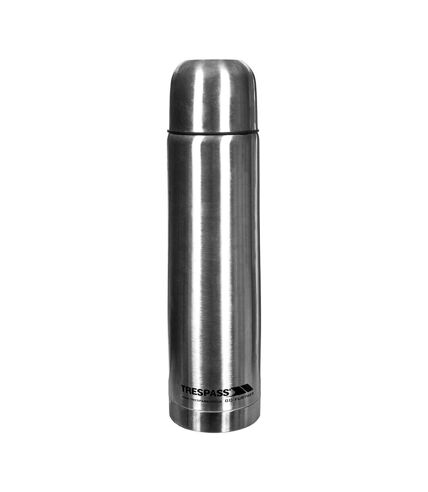 Trespass Thirst 100 Stainless Steel Flask (1L) (Silver) (1L) - UTTP4476