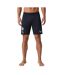 Short Motif/style Rugby Angleterre Homme Bleu Foncé Gris Bleu Foncé Castore-3