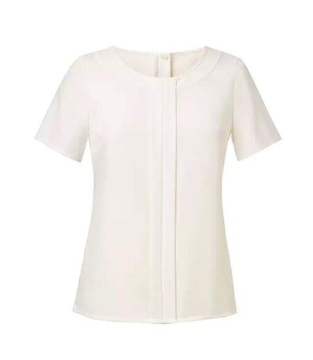 Blouse Manches Courtes Felina Femme Crème Brook Taverner