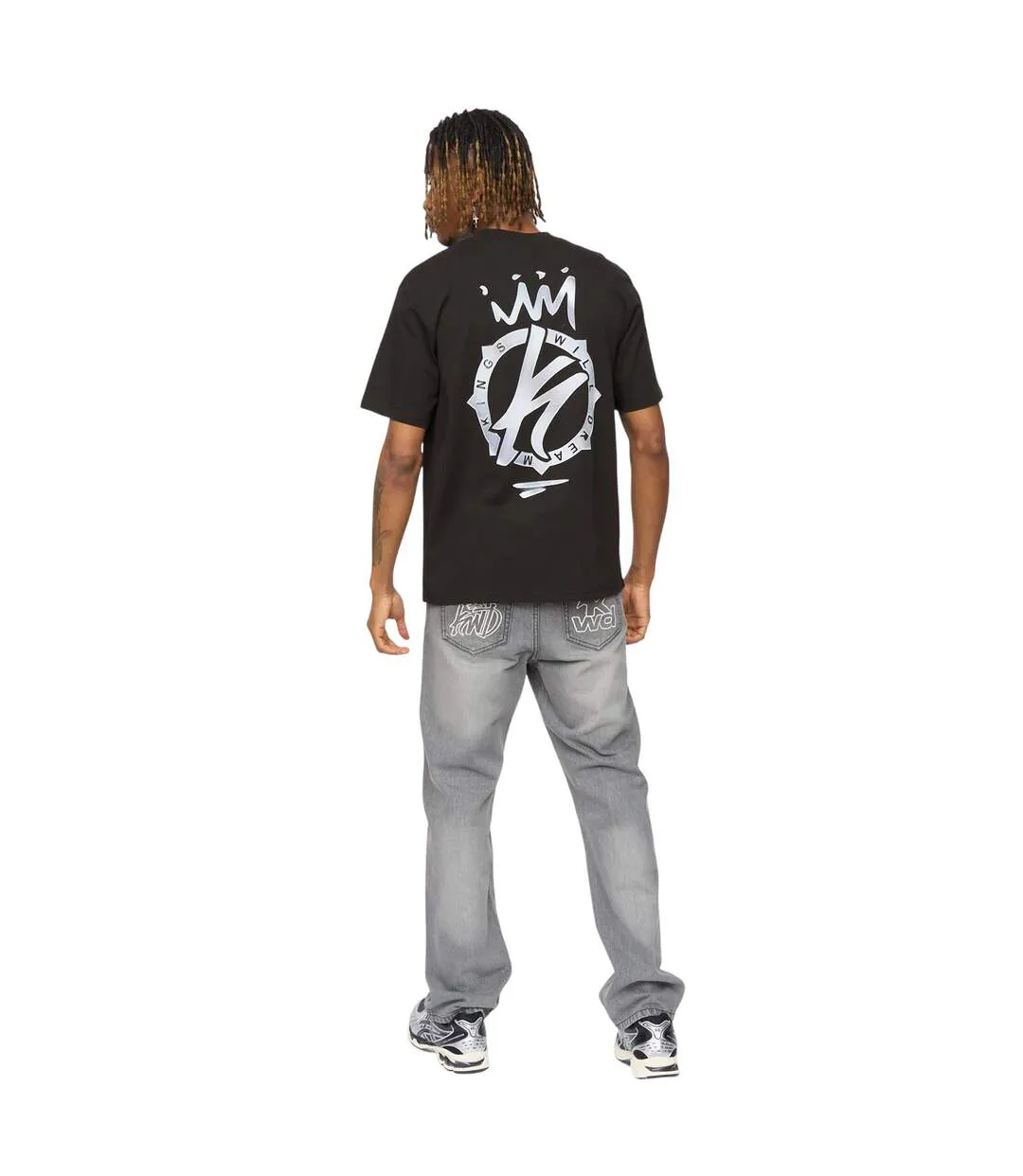 Mens Kayspray T-shirt Black Kings Will Dream-4