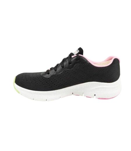 Womens/ladies Arch Fit Trainers Black Skechers