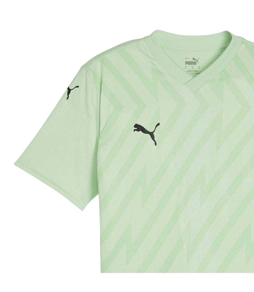 Mens Teamglory Chevron T-shirt Fresh Mint Black Puma-4
