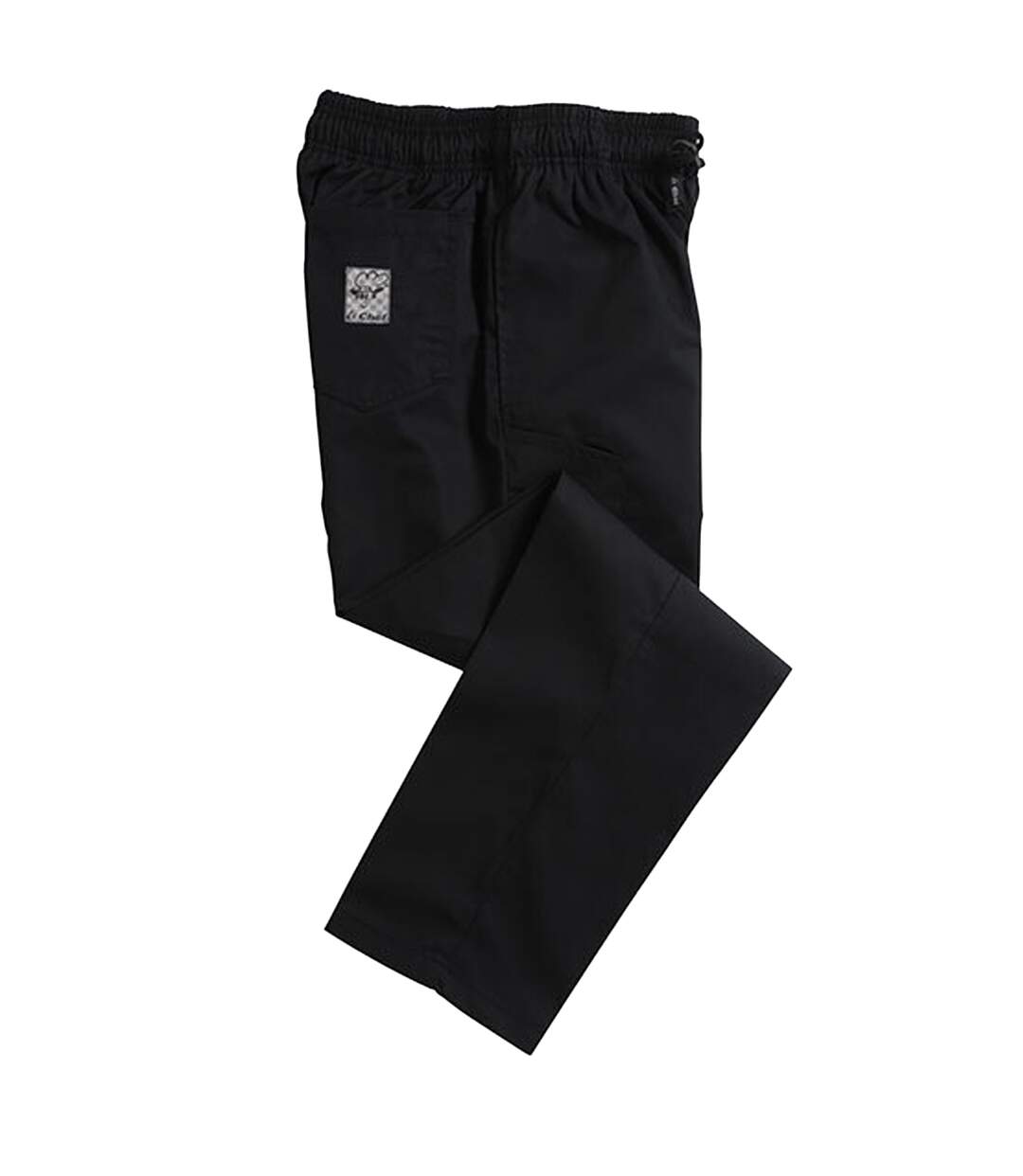 Unisex Adult Professional Chef Trousers Black Le Chef-1