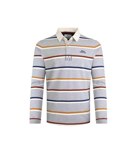 Haut de rugby laxton homme gris chiné Weird Fish