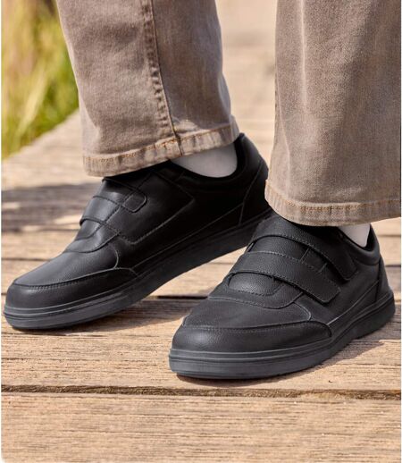 Mocassins Scratchés Noirs