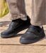 Mocassins Scratchés Noirs-2