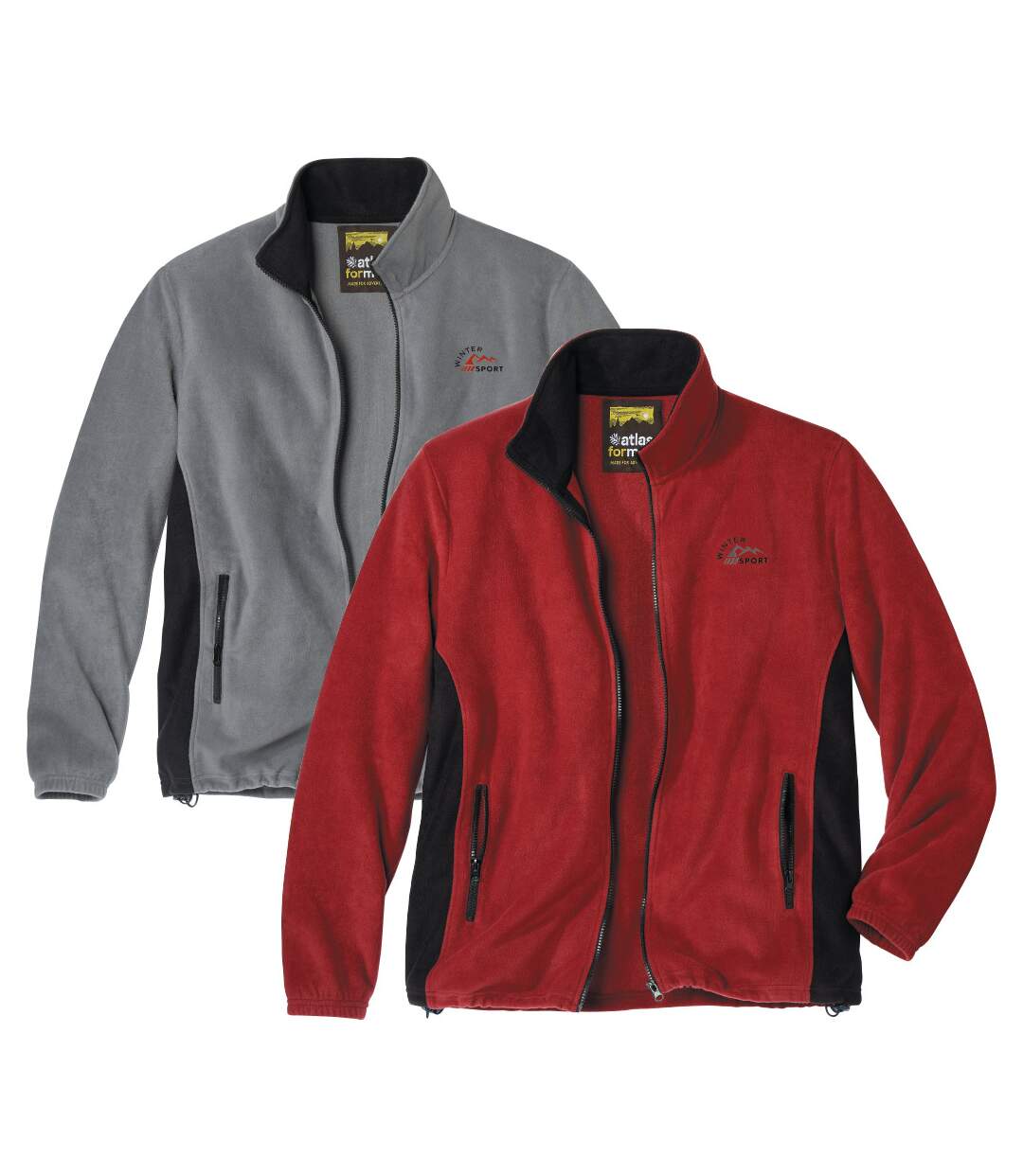 2er-Pack Fleece-Jacken Atlas®-1