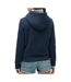 Sweat marine femme superdry lot 54 hood - l-2