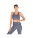 Dare 2B Womens/Ladies Mantra Dotted Recycled Sports Bra (Black/White) - UTRG7292-1