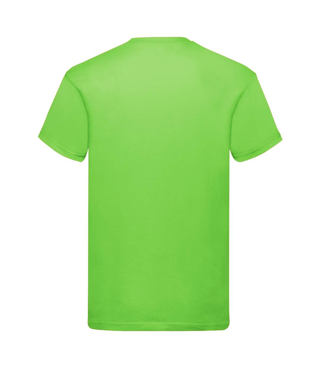 T-shirt manches courtes homme vert fluo Fruit of the Loom