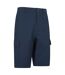 Mens Delta Stretch Cargo Shorts Navy Mountain Warehouse-4