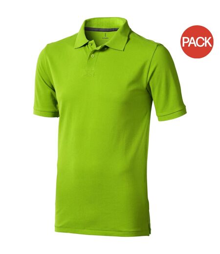 Lot de 2  polos manches courtes calgary homme vert pomme Elevate