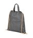 Sac À Cordon Pheebs Adulte Taille Unique Noir Chiné Bullet-2