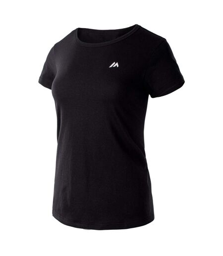 Womens/ladies Mando T-shirt Black Martes Essential