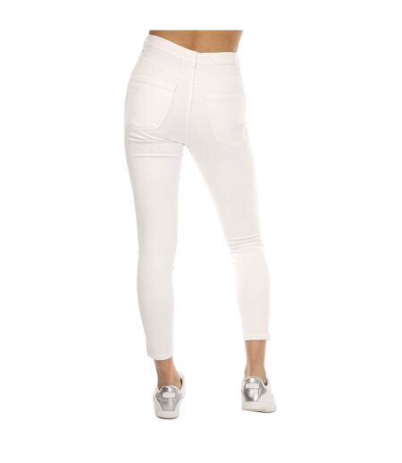 Womens/ladies Sophia High Waist Skinny Jeans White Vero Moda