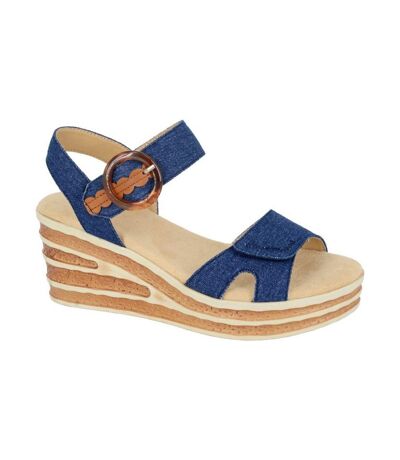 Sandales danta femme bleu marine Cipriata