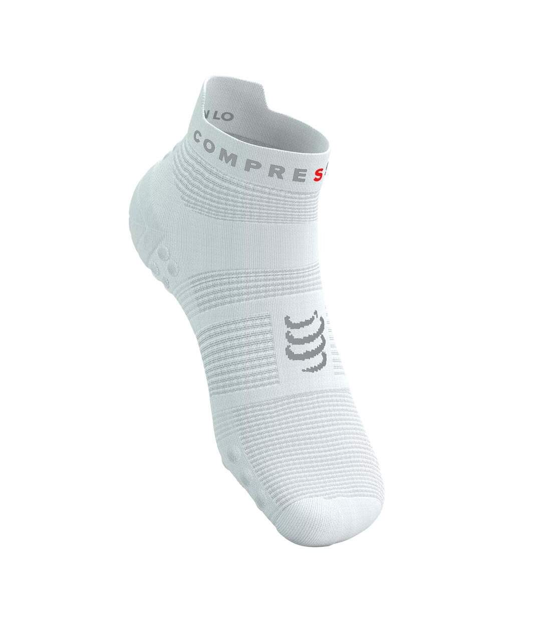 Paire de chaussettes blanches homme compressport pro racing-2