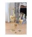 Statue Renne en Métal Valentin 71cm Or-3