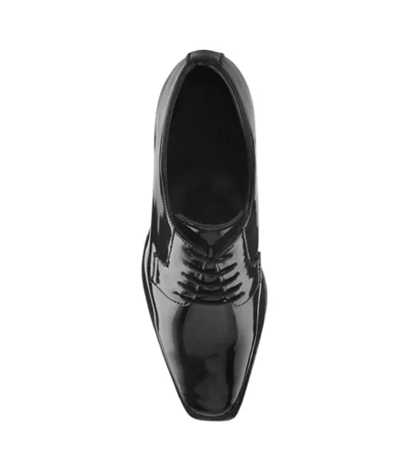 Mens Patent Leather Oxford Shoes Black Patent Where´s That From