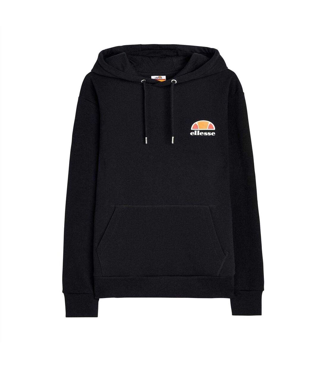 Mens Logo Pullover Hoodie Anthracite Ellesse-1