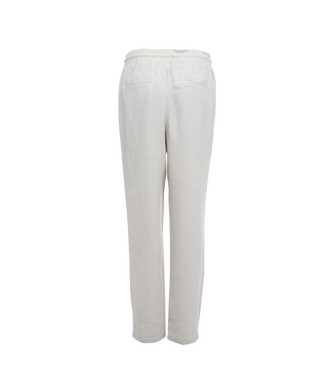 Womens/ladies Jesmilo Linen Blend Trousers White Vero Moda-2