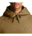 Mens Racked Raglan Hoodie Olive Lyle & Scott-4