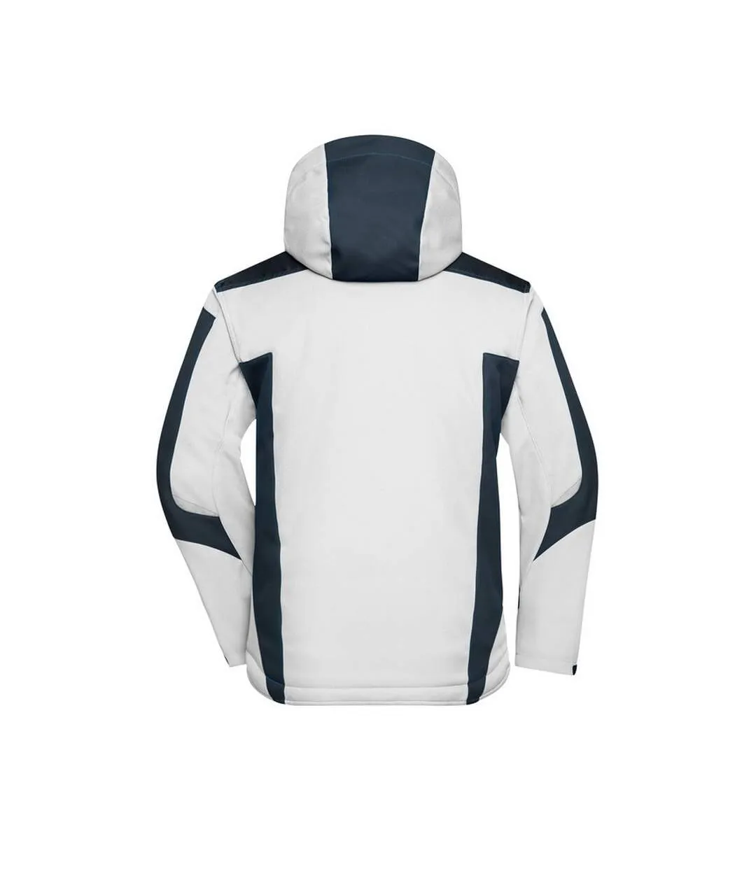 Veste Softshell Craftsmen Adulte Blanc Carbone James And Nicholson-2