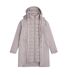 Womens/ladies Evie 3 In 1 Waterproof Padded Jacket Cream Animal-2