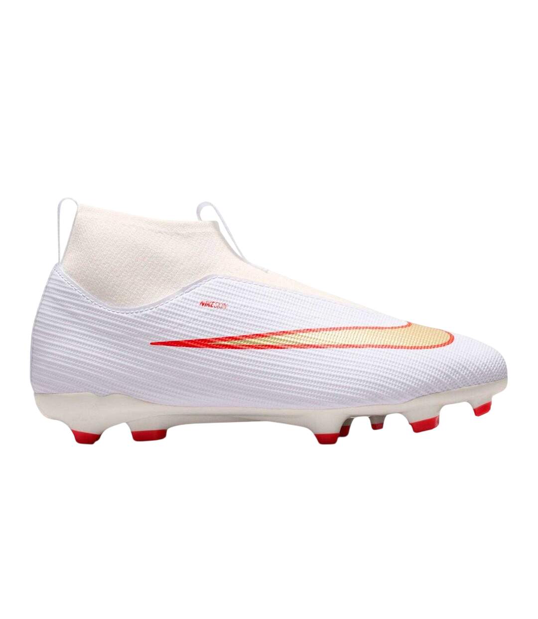 Chaussures De Foot Pour Terrain Ferme Motif/style Dégradé Superfly Academy Enfant Blanc Rouge Nike-1