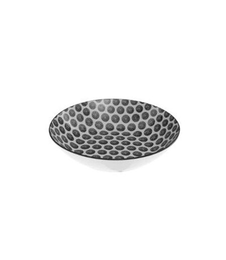 Lot de 6 Assiettes Creuses Bohemia Rond 20cm Noir