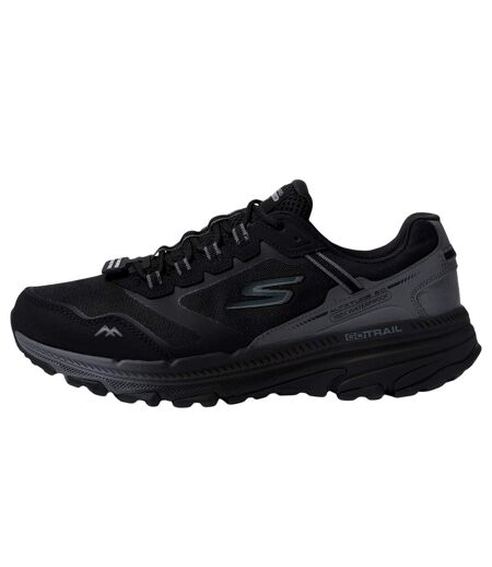 Womens/ladies Go Run Trail Altitude 2.0 Pine Ridge Leather Trainers Black Charcoal Skechers