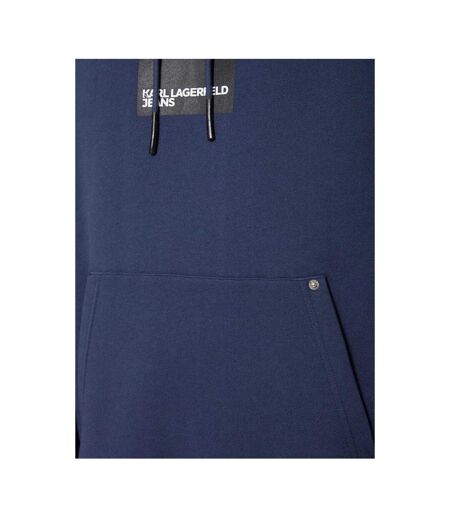 Sweat À Capuche Homme Bleu Marine Foncé Karl Lagerfeld