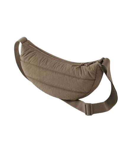 Sac À Bandoulière Motif/style Matelassé Taille Unique Terre Verte Naturelle Bagbase
