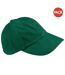 Lot de 2  casquettes de baseball adulte vert forêt Beechfield