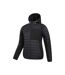 Mens Turbine Ii Softshell Padded Jacket Jet Black Mountain Warehouse-3