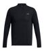 Mens Rush Long-sleeved Technical Top Black Under Armour-1