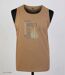 Débardeur homme Challenger SIG1 camel marron imprimé — Confort pur coton jersey-3