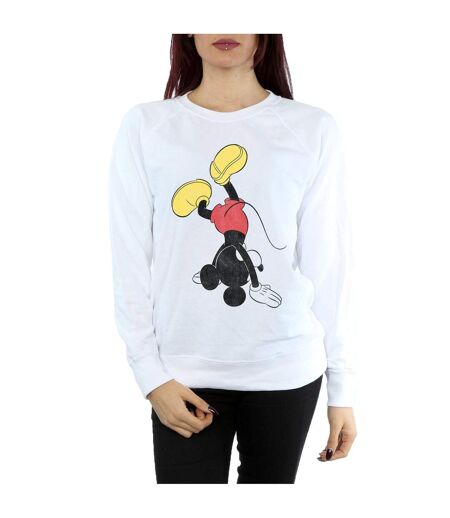 Disney - Sweat MICKEY MOUSE UPSIDE DOWN - Femme (Blanc) - UTBI8953