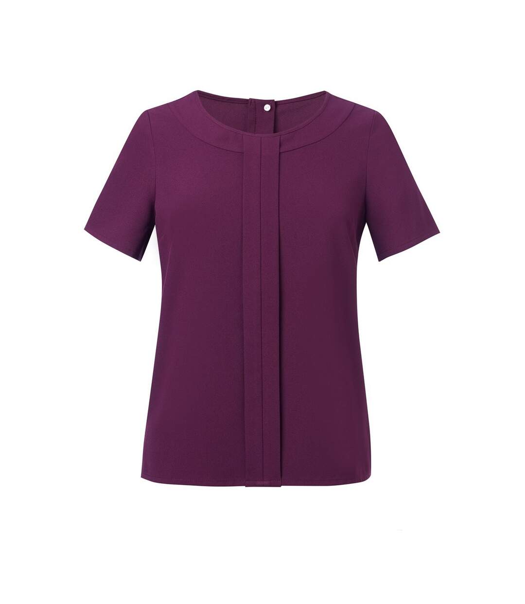 Blouse Manches Courtes Verona Femme Bordeaux Brook Taverner-2