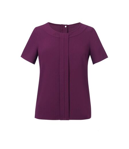 Blouse Manches Courtes Verona Femme Bordeaux Brook Taverner
