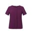 Blouse Manches Courtes Verona Femme Bordeaux Brook Taverner-2
