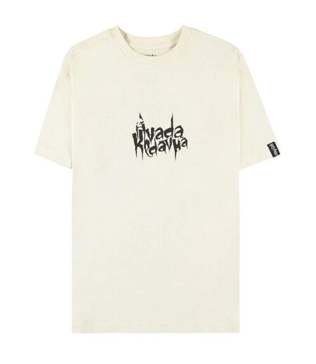 T-shirt Avada Kedavra Adulte Beige Harry Potter