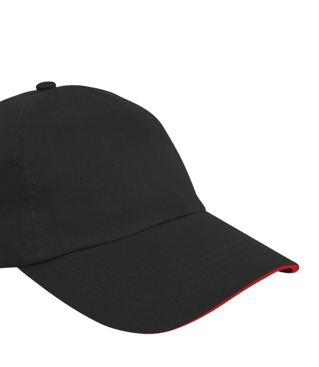 Casquette Noir Rouge Result Headwear-2