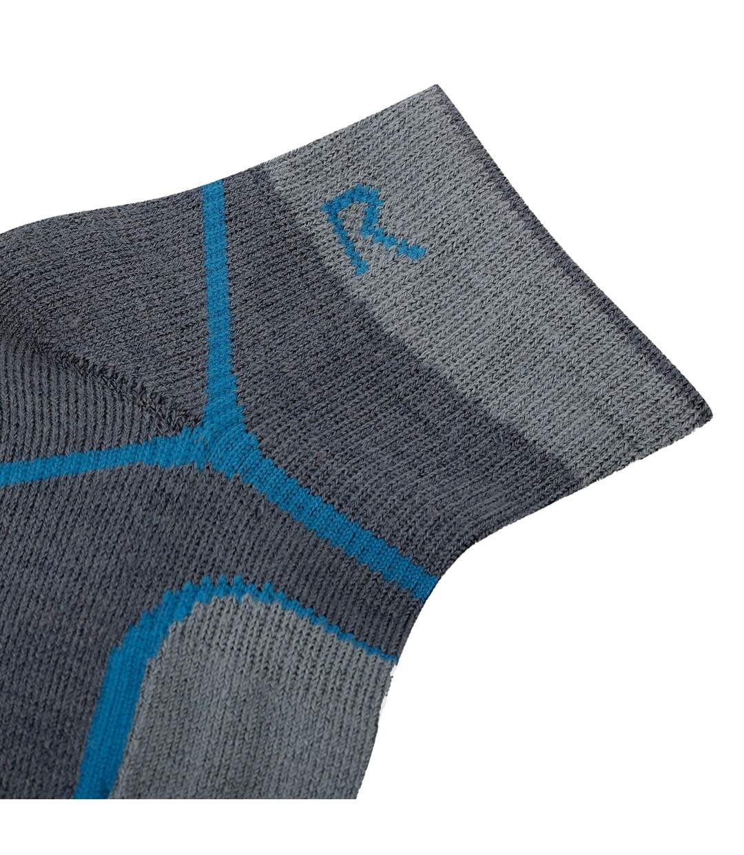 Socquettes Trail Femme Gris Foncé Bleu Orage Regatta-2