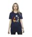 Disney Femmes/Les femmes Lady And The Tramp Moon - T-shirt boyfriend en coton (Bleu marine) - UTBI30742-2
