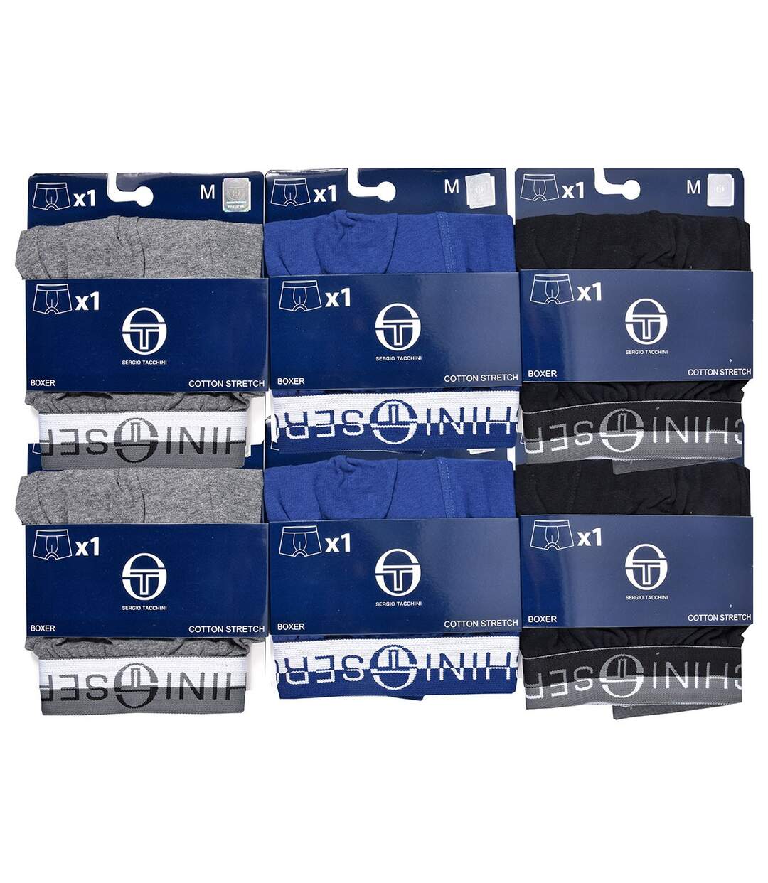 Boxer Homme SERGIO TACCHINI Lot de 6 Pack de 6 Boxers 5913-3