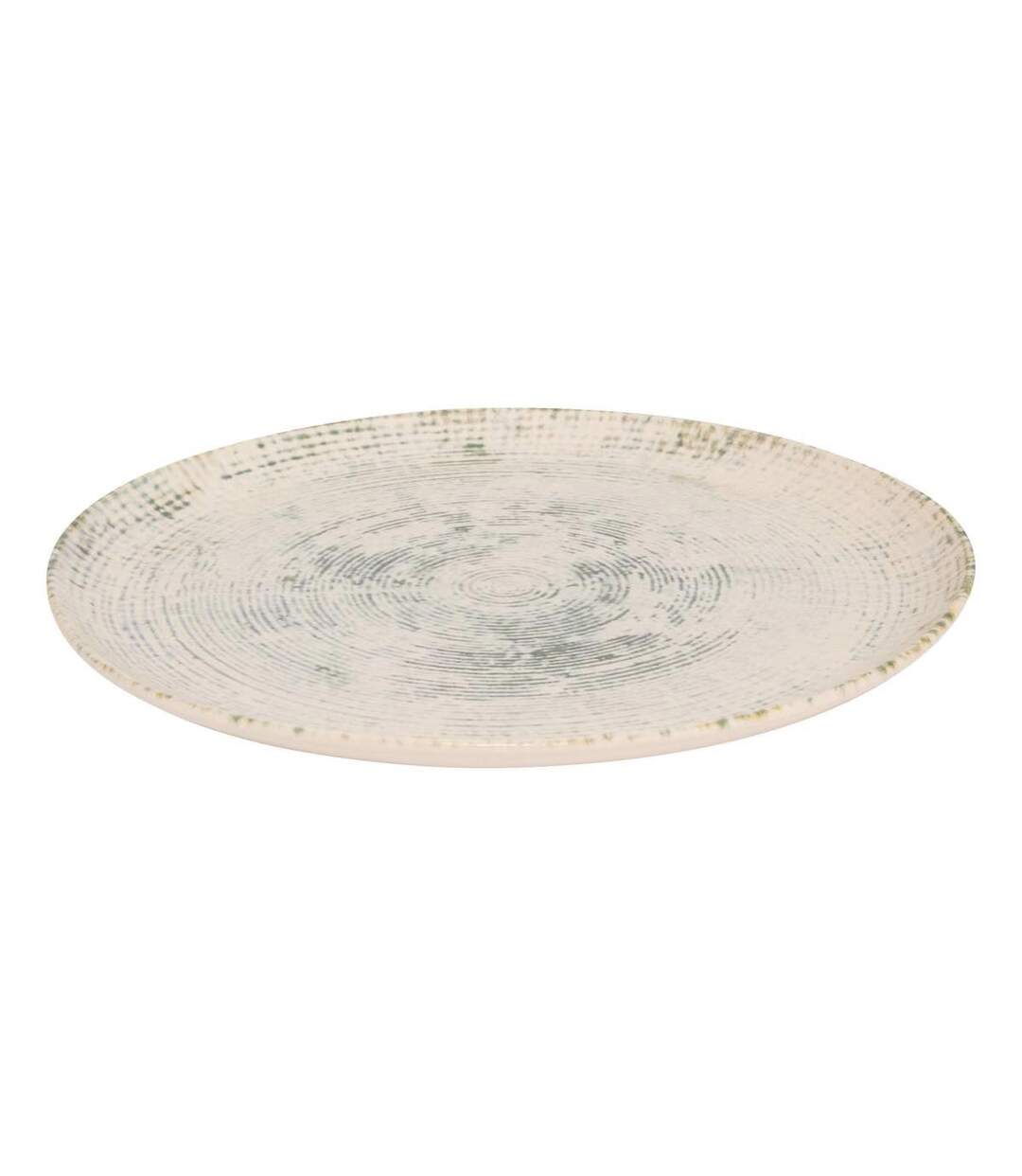 Lot de 6 Assiettes Plates Ariane 26cm Vert-2