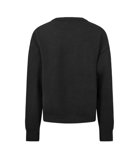 Sweat Manches Longues Motif/style Embelli Femme Noir Karl Lagerfeld
