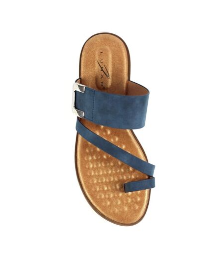 Sandales ellis femme bleu Lunar