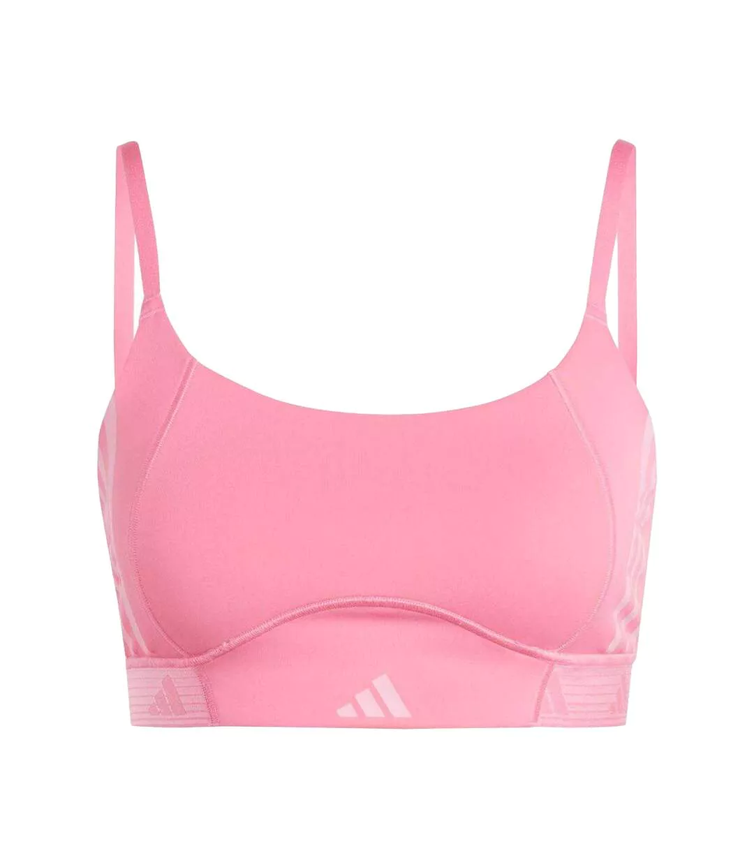 Brassière Hyperglam Femme Rose Bonbon Rose Adidas-2